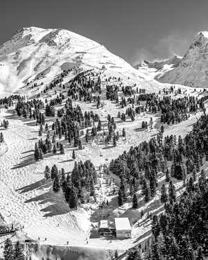 Skigebiet in Obergurgl